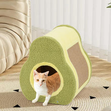 Load image into Gallery viewer, Cat House, Cute Cats Condo with Scratching Board, 35 x 33 x 40 cm