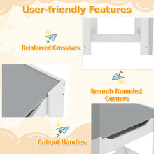 Load image into Gallery viewer, Kids Table Chair Set with Double Side Tabletop Table and Storage Box