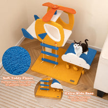 Load image into Gallery viewer, Cat Tree, Small Cat Tower with Sisal Scratching Posts, Helicopter Top Perch