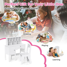 Load image into Gallery viewer, Kids Desk and Chair Set with Drawer