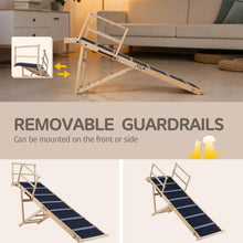 Load image into Gallery viewer, Foldable Dog Ramp with Non-slip Carpet and Removable Side Rails