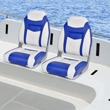 Load image into Gallery viewer, Folding Boat Seat with High-density Sponge