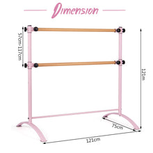 Load image into Gallery viewer, Freestanding Portable Ballet Bar , Fitness Dance Bar for Stretch, Ballet & Workout
