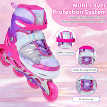 Load image into Gallery viewer, Kids Inline Skates for Boys & Girls, 4 Sizes Adjustable Blades Roller Skates