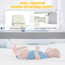 Load image into Gallery viewer, 196cm Height Adjustable Bed Rail with Double Safety Lock for Toddlers