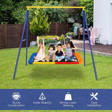 Load image into Gallery viewer, Kids Swing Frame Heavy Duty Metal Swing Stand with Ground Stakes
