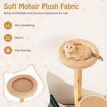 Load image into Gallery viewer, Wooden Cat Tree, 129cm Tall Cat Tower