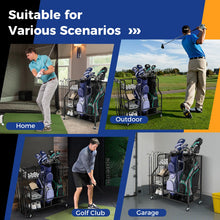 Load image into Gallery viewer, Golf Storage Rack, Golf Bag Stand