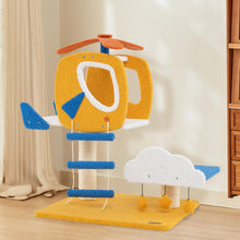 Load image into Gallery viewer, Cat Tree, Small Cat Tower with Sisal Scratching Posts, Helicopter Top Perch