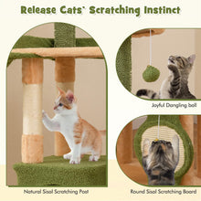 Load image into Gallery viewer, Cat Tree, 160cm Multi-Level Tall Cat Tower with Sisal Scratching Posts & Board