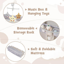 Load image into Gallery viewer, 5-In-1 Baby Bassinet Crib Bedside Sleeper Nursery Center