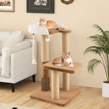 Load image into Gallery viewer, Cat Tree, 112cm Tall Multi-level Cat Tower with Scratching Posts