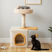 Load image into Gallery viewer, Multi-Layer Cats Tower with Plush Perch