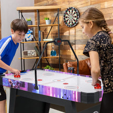 Load image into Gallery viewer, 144 CM Air Hockey Table with 2 Pucks and 2 Pushers for Kids and Adults