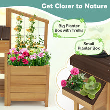 Load image into Gallery viewer, Pretend Mud Kitchen Play Kitchen with Removable Sink and Planter Boxes