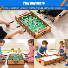 Load image into Gallery viewer, 2 In 1 Multi Game Table Compact Tabletop Foosball Table and Hockey Game