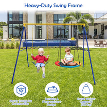 Load image into Gallery viewer, Metal Swing Frame with Ground Stakes