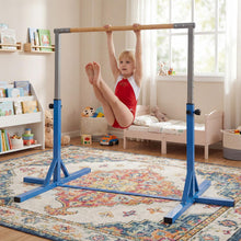 Load image into Gallery viewer, Gymnastics Training Bar, 85-145cm/90-150cm Height Adjustable Horizontal Kip Bars with Non-slip Pads