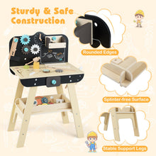 Load image into Gallery viewer, Wooden Construction Tools Workshop with Toy Tools and Accessories