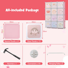 Load image into Gallery viewer, Cartoon Clothes Closet with Hanging Section