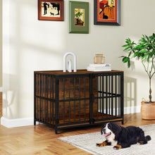 Load image into Gallery viewer, Heavy Duty Dog Kennel with Dual Lockable Double Doors