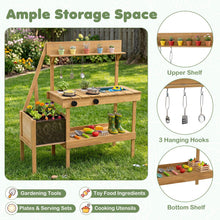 Load image into Gallery viewer, Mud Kitchen, Outdoor Kids Play Kitchen