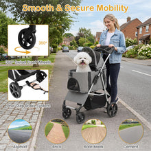 Load image into Gallery viewer, 3-in-1 Pet Stroller, Foldable Dog Pushchair