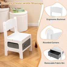 Load image into Gallery viewer, Height-adjustable Painting Easel with Chalkboard and Paper Holder
