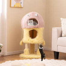Load image into Gallery viewer, Cat Tree, 93cm Monster-Themed Cat Tower with 2 Cat Condos