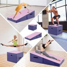 Load image into Gallery viewer, Incline Gymnastics Mat Indoor Outdoor Folding Exercise Yoga Mat
