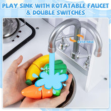 Load image into Gallery viewer, Pretend Play Kitchen for Kids with Utensils Aged 3+