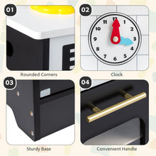 Load image into Gallery viewer, Kids Play Kitchen, Wooden Pretend Toy Kitchen with Realistic Lights & Sounds