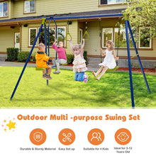 Load image into Gallery viewer, Metal Swing A-Frame with Swings
