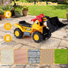 Load image into Gallery viewer, Sit & Scoot Toy Construction Vehicle with Engine Sound