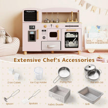 Load image into Gallery viewer, Toddler Pretend Play Kitchen with Ice Maker