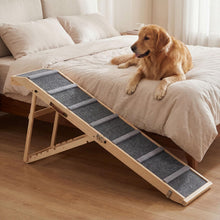 Load image into Gallery viewer, Foldable Dog Ramp with Non-slip Carpet and Removable Side Rails