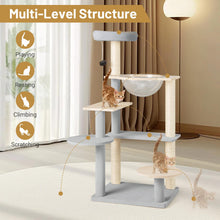 Load image into Gallery viewer, Cat Tree, Multi-Level Cat Tower with Sisal Scratching Posts