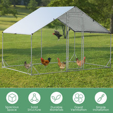 Load image into Gallery viewer, Large Spire Shaped Walk In Chicken Coop with Waterproof and Sun Protection Cover