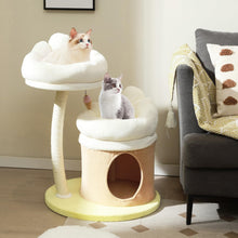 Load image into Gallery viewer, Cat Tree, 83cm Cute Cat Tower with Sisal Scratching Post, Washable Padded Top Perch, Cat Condo, Interactive Ball
