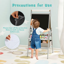 Load image into Gallery viewer, Wooden Kids Easel, Double Sided Painting Easel