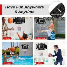 Load image into Gallery viewer, 72 x 45.5cm Wall Mounted Basketball Hoop