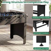 Load image into Gallery viewer, 119 CM Competition Full Size Soccer Game Table with 22 Players
