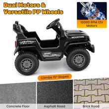 Load image into Gallery viewer, 12V Kids Ride on Car, Children Electric Off Road Truck with Remote Control