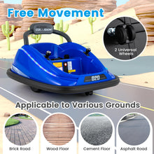Load image into Gallery viewer, Kids Ride On Bumper Car, 12V Children Electric Waltzer Car with Remote Control