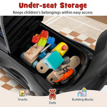 Load image into Gallery viewer, 3-in-1 Ride on Push Car with Adjustable Canopy and Steering Push Bar
