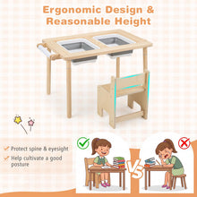 Load image into Gallery viewer, Kids Sensory Table and Chair Set, Activity Table