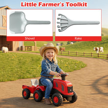 Load image into Gallery viewer, Kids Ride on Tractor with Detachable Trailer