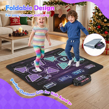 Load image into Gallery viewer, Kids Dance Mat, Electronic Play Mat with 4 Game Modes, 3 LED Speeds