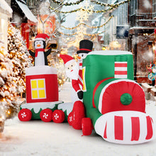 Load image into Gallery viewer, 11.5 Feet Christmas Inflatables Train with Snowman Penguin Gift Box