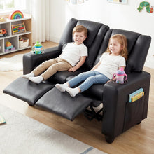 Load image into Gallery viewer, Kids Recliner Chair, 2-Seater Children Sofa